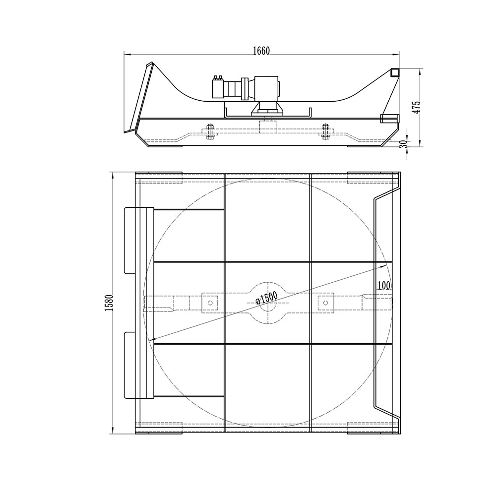 Skid steer cutter details